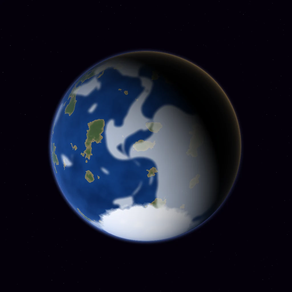 Full Earth sphere rendered in deep space for the 194.18 Hz listening artwork.